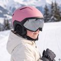 Kask narciarski dziecięcy ATTABO Avens 3.0 Jr Visor ERT różowy 9