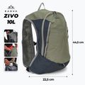 Plecak turystyczny KADVA Zivo 10 l szary 2