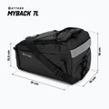 Torba rowerowa na bagażnik ATTABO MyBack 7 l czarny 7