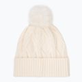 Czapka damska WOOLCANO HAT1100 100% wełna beżowy 2