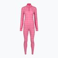 Komplet bielizny termoaktywnej damskiej WOOLCANOSET1121 100% merino różowy