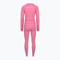 Komplet bielizny termoaktywnej damskiej WOOLCANO SET1109 100% merino różowy 2