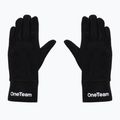 Rękawiczki piłkarskie dzieciece OneTeam BALEY GLOVES czarny 2