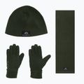 Zestaw KADVA TREKKO 3in1 SET fleece czapka + szalik zielony