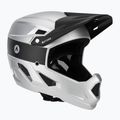 Kask rowerowy ATTABO State 1.0 full face srebrny