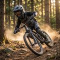 Kask rowerowy dziecięcy ATTABO Predator full face szary 11