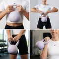Kettlebell miękki XTREXO 4 kg fioletowy 6
