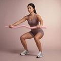 Gryf łamany XTREXO SCULPT 110 cm różowy 3