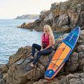 Zestaw deska SUP pompowana AQUASTIC Perth Sport 11'4" MSL allround pomarańczowy 19