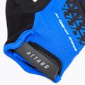 Rękawiczki rowerowe ATTABO Vito gel shock proof niebieski/czarny 6