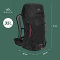 Plecak trekkingowy KADVA Sendero 35 l czarny 21