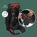 Plecak trekkingowy KADVA Vagabundo 40 l czarny 26