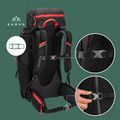 Plecak trekkingowy KADVA Vagabundo 40 l czarny 28