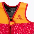 Kamizelka asekuracyjna dziecięca AQUASTIC Junior różowy/żółty 3