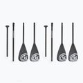 Zestaw deska SUP pompowana AQUASTIC Tourer 12'0" 2-os zielony 17