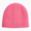 Czapka damska WOOLCANO MERINO 100% HAT0440 różowy 4
