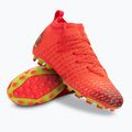 Buty piłkarskie dziecięce OneTeam NAMAYRO TEEN AG/MG pomarańczowy