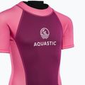 Pianka do pływania dziecięca AQUASTIC Wavey Jrg 2 mm różowy 3