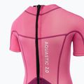 Pianka do pływania dziecięca AQUASTIC Wavey Jrg 2 mm różowy 4