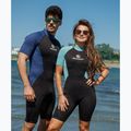 Pianka do pływania damska AQUASTIC Wavey WMNS 2 mm czarny/miętowy 6