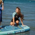 Pianka do pływania damska AQUASTIC Wavey WMNS 2 mm czarny/miętowy 8