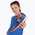 Buty piłkarskie dziecięce OneTeam Robero Teen TF granatowy/pomarańczowy 18
