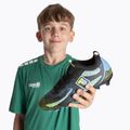 Buty piłkarskie dziecięce OneTeam Robero Teen FG/AG czarny/niebieski 15