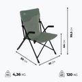 Krzesło turystyczne KADVA CAMPchair 1.0 zielony 16