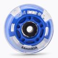 Kółka do rolek LED HUMBAKA Flashing Wheels 64 mm 4 szt. biały