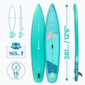 Deska SUP AQUASTIC Touring 12'6" zielony 19