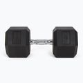 Hantel ogumowany TREXO Hex 37,5 kg 4