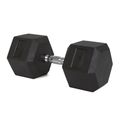 Hantel ogumowany TREXO Hex 37,5 kg 5
