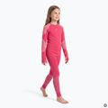 Komplet bielizny termoaktywnej dziecięcej KADVA Frosty Jrg Set bezszwowy różowy 4
