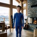 Komplet bielizny termoaktywnej dziecięcej KADVA Frosty Jrb Set bezszwowy granatowy 7