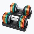 Zestaw hantli regulowanych TREXO 2 x 10 kg multicolor