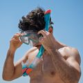 Zestaw do snorkelingu AQUASTIC Jetty maska + fajka + płetwy niebieski 16