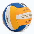 Piłka do siatkówki OneTeam HS Volley pomarańczowy/niebieski rozmiar 5 2