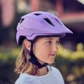 Kask rowerowy dziecięcy ATTABO Khola fioletowy 8