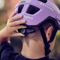 Kask rowerowy dziecięcy ATTABO Khola fioletowy 9