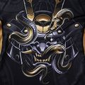 Rashguard męski Ground Game Oni Samurai czarny/złoty 6