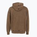 Bluza męska PROSTO Checked Hoodie dark brown 2