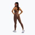 Legginsy treningowe damskie BeShaped Gym Queen brown 3