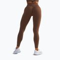 Legginsy treningowe damskie BeShaped Gym Queen brown 4