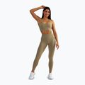 Legginsy treningowe damskie BeShaped Gym Queen taupe 2