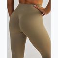 Legginsy treningowe damskie BeShaped Gym Queen taupe 6