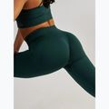Legginsy treningowe damskie BeShaped Shape Up dark green 7