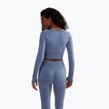 Top treningowy longsleeve damski BeShaped Femme Force light blue 4