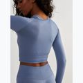 Top treningowy longsleeve damski BeShaped Femme Force light blue 6