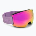 Gogle narciarskie 4F U044 violet/gradient smoke