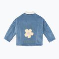 Kurtka dziecięca KID STORY Teddy air blue flowers 2